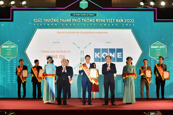 KONE Việt Nam đạt Giải thưởng Thành phố Thông minh 2022