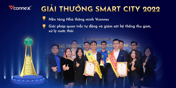 Giải mã chìa khóa thành công của Vconnex sau đại thắng giải thưởng Smart City 2022