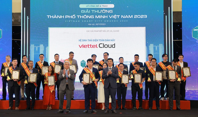 Các giải pháp chuyển đổi số đô thị của Viettel Solutions đạt Giải thưởng Smart City Việt Nam 2023