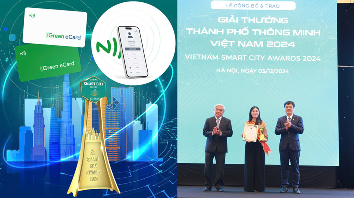 GreenEcard – Giải pháp danh thiếp thông minh đạt Giải thưởng Smart City 2024 vì một thành phố bền vững