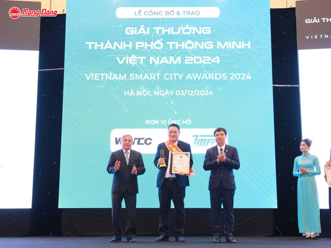 Rạng Đông xuất sắc nhận giải thưởng Thành phố Thông minh Việt Nam 2024